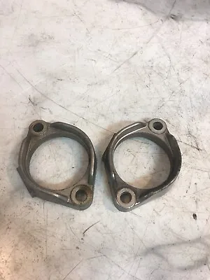 04 Moto Guzzi California Vintage 1100 Header Pipe Exhaust Mount Collars Flanges  • $60