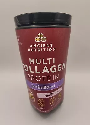 Ancient Nutrition Multi Collagen Protein Brain Boost Vanilla 16 Oz Powder • $38.99