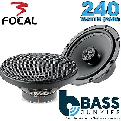 Focal Auditor 240 Watts 6.5  16.5cm 2-Way Coaxial Speakers + Grills (PAIR) • £69.99