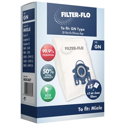 £9.99 • Buy Miele Hoover GN HyClean Vacuum Cleaner Dust Bags & Filters Either Genuine/copy 