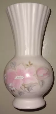 Aldridge Pottery Co Longton Ltd Pastel Floral Bud Vase 12 Cms Height Vintage • £4