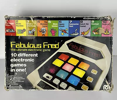 Vintage Fabulous Fred Ultimate Electronic Game 1980 Mego Corp Works SEE VIDEO • $39.99