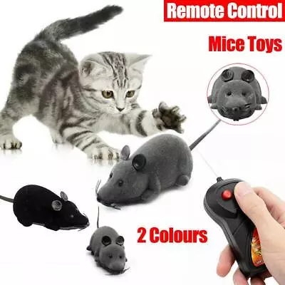 Pet Cat Puppy Toy Wireless Remote Control Electronic Rat Mouse Mice Toys Gift AU • $13.70