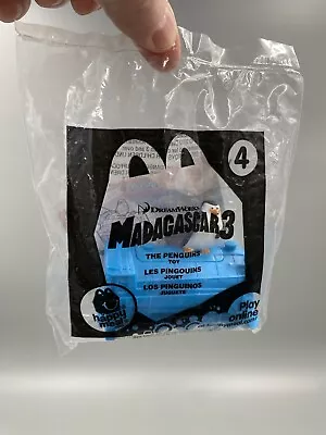 McDonald's 2012 Dreamworks Madagascar 3 #4 The Penguins Action Toy SEALED • $8