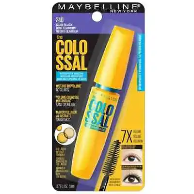 Maybelline New York Volum' Express The Colossal Waterproof Mascara - Glam Black • $7