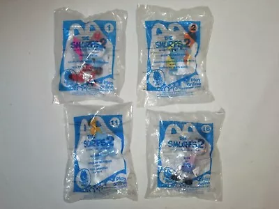 McDonald’s Happy Meal Toy 2013 Smurfs 2 Figures Lot Of 4 New Papa Smurfette Etc • $9.99