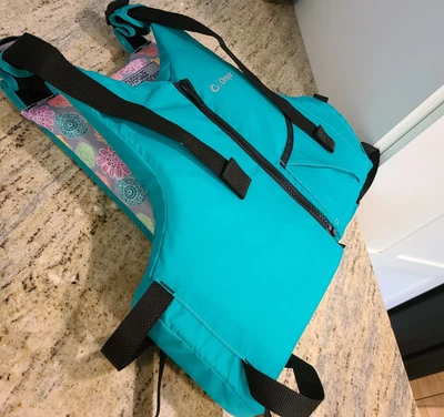 $30 • Buy Onyx Adult Oversize Paddle Kayak Life Vest, Aqua,  Floral