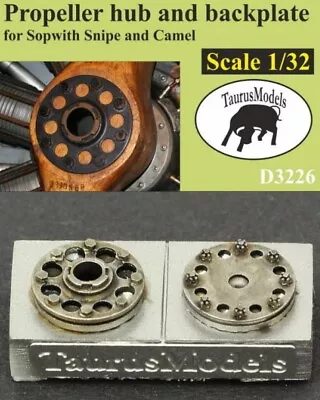 Taurus Models 1/32 Propeller Hub And Backplate For Sopwith Snipe And Camel • $7.95