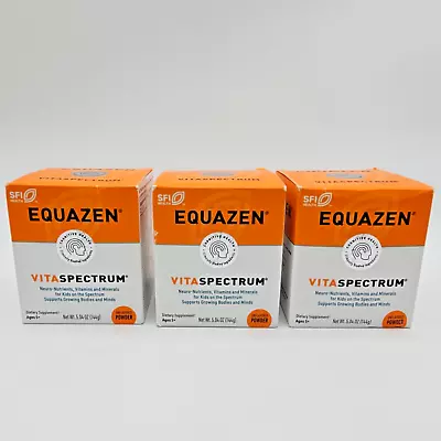 3 Equazen VitaSpectrum 5.04 Oz Unflavored Powder ADHD Cognitive Health Exp 4/24 • $14.39