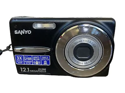 Sanyo Xacti VPC-X1200 12.1MP Digital Camera X1200 3x Optical Zoom Untested • $23.99