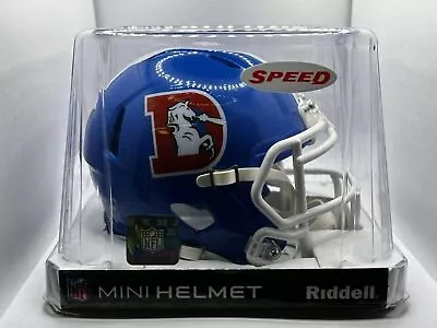 Denver Broncos 1975-1996 75-96 Riddell Throwback Speed Mini Helmet • $29.95