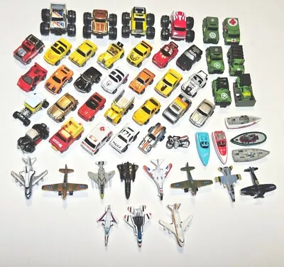Vintage Galoob 90's Micro Machines Lot Of 53 Sport Cars Planes Military Boats  • $74.99