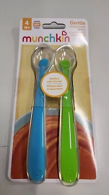 Munchkin Gentle Silicone Infant Spoons 2 Ct • $7.99