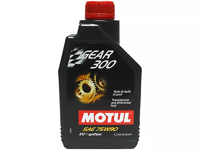 Motul 1l Gear 300 100% Synthetic 75w-90 Transmission Differential Oil Fluid • $34.99