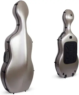 Poly Carbon Composite Case Fits For 4/4 Size Cello With Backpack And Wheels In C • $747.86
