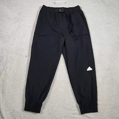 Adidas Cargo Tracksuit Bottoms HG2069 Black New Joggers Everyday Pants MENS SZ L • $38.31