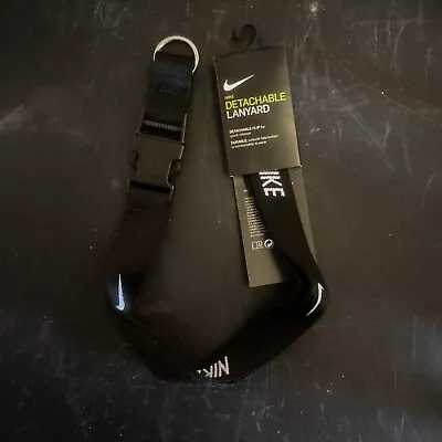 NEW Nike Breakaway Quick Release Premium Lanyard Detachable ID Holder Black • $20