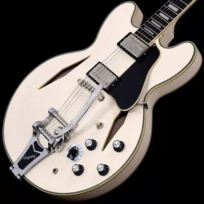 Epiphone Shinichi Ubukata ES-355 Custom Bigsby Ver.02 Classic White • $952.43