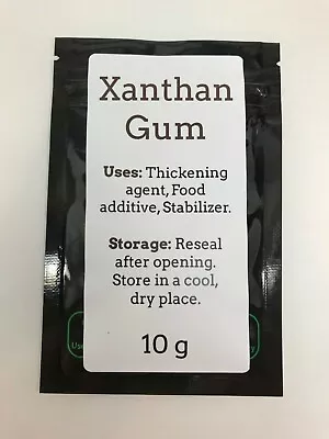  Xanthan Gum Natural Stabilizer Food Additive Thicken Aloe Vera Juice 10 G • $18