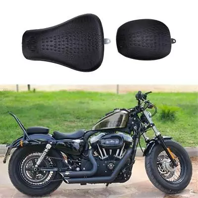 Front Driver Solo Seat + Rear Passenger For Harley Sportster XL 1200 883 48 Iron • $29.99