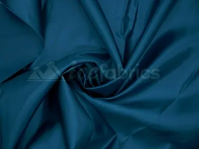 £8.85 • Buy Teal Bridal Satin Fabric Silky By The Yard- Soft Thick Satin- 