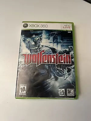 Wolfenstein (Xbox 360 2009) Game/Disc & Case - Tested W/ Free Fast Shipping • $24.95