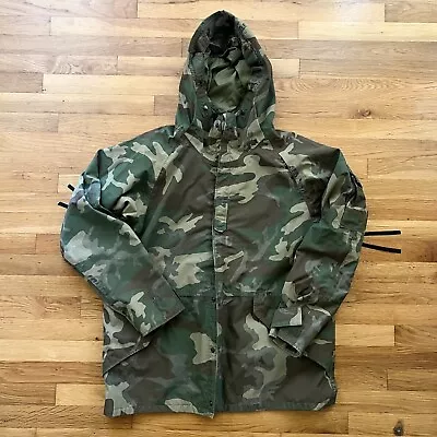 Army Cold Weather Camouflage  Hooded  Parka Men's Size Large Long • $39.99