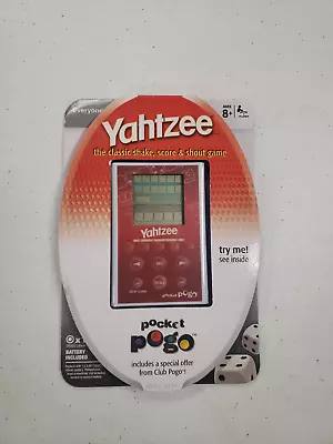 Yahtzee Pocket Pogo Electronic Game Hasbro Parker Brothers Sealed • $35.96