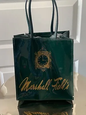 Marshall Field's Tote Bag With The Famous Landmark Clock And Signature In Gold!! • $59.99