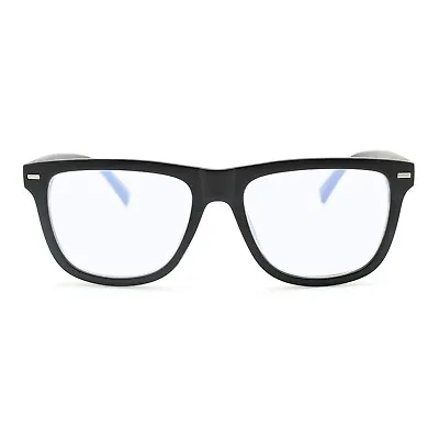 Unbreakable Premium Men's Reading Glasses Large Oversized Retro Matte Black Wood • $19.16