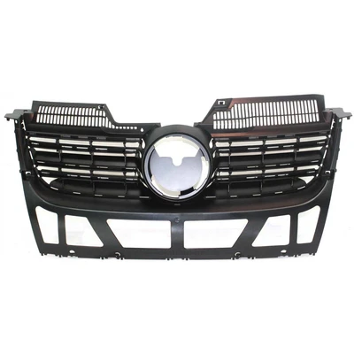$38.51 • Buy Grille For 2005-2010 Volkswagen Jetta Matte Black Plastic