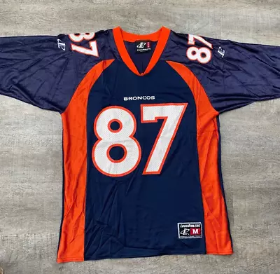 VTG 90s Denver Broncos Ed McCaffrey Jersey Sz M NFL Football Super Bowl Champion • $47.99