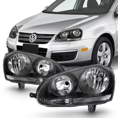 For 05-10 Jetta/GTI/Rabbit Factory Style Headlight Lamp Replacement Left+Right • $143.99