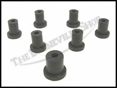 TRIUMPH 650 BONNEVILLE TIGER TROPHY OIL TANK & BATTERY BOX RUBBER MOUNT KIT 7pc • $16.30