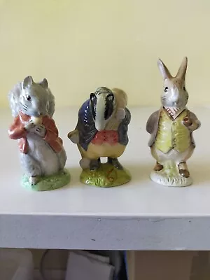 £10 • Buy Royal Albert Beatrix Potter 2 Figurines VGC.
