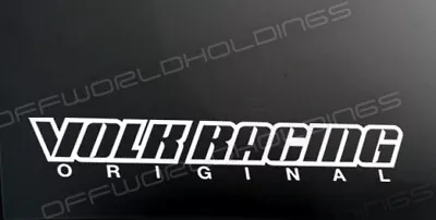 $8.75 • Buy VOLK RACING Sticker Decal Rays Engineering JDM Drift Wheels Stickers