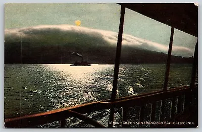 £11.69 • Buy Postcard Moonlight On San Francisco Bay, California L105