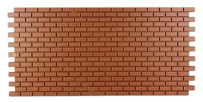 £19.99 • Buy Dolls House Sheet Of Plastic Model Wall Bricks Miniature Builders DIY 1:12 Scale