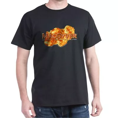 CafePress Macgyver Logo Dark T Shirt 100% Cotton T-Shirt (1675490921) • $24.99