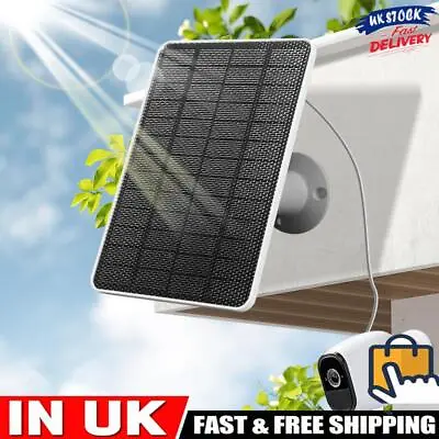 10W Solar Panel Kit Monocrystalline For Arlo Ultra/Ultra 2/Pro 3/Pro 4/Pro 3 • £14.49
