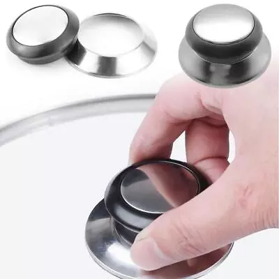 2x Replacement Pan Lid Grip Knobs Handle Cookware Lids Sauce Pan Pot Fast • £4.99