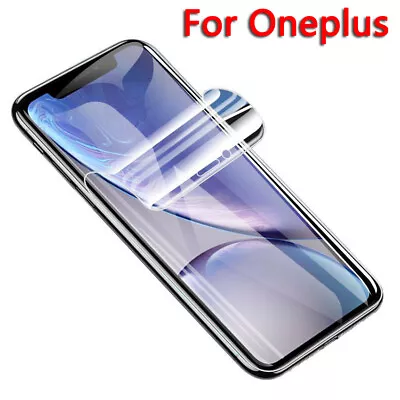For Oneplus 10T 6T 7T 8T 6 8 Pro Protective Film Hydrogel Film Screen Protector • $5.82