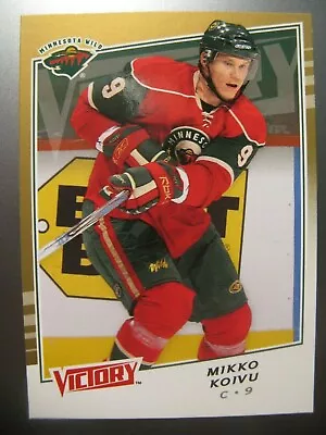 2008-09 UD Victory GOLD Parallel Mikko Koivu #98 Minnesota Wild • $2.50