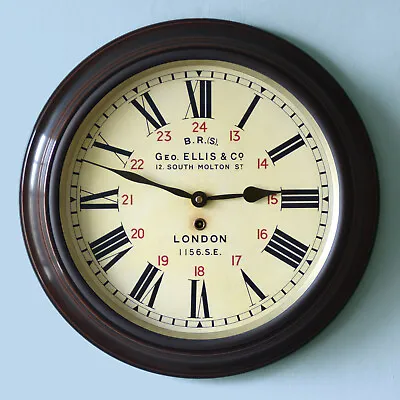 £58.85 • Buy Railway Station 16  Large Wall Clock British Rail South  Full-size Quality Repro