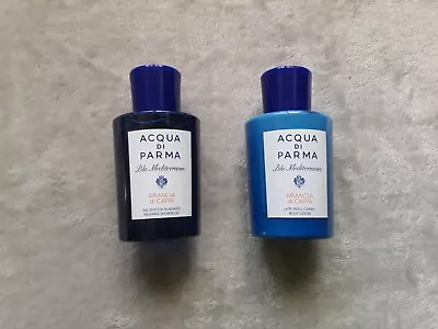 Acqua Di Parma Blu Mediterraneo Shower Gel + Body Lotion Set Brand New • £11.99