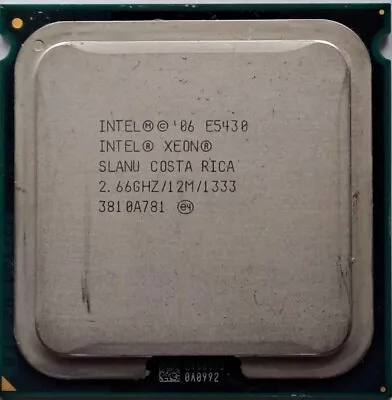 INTEL XEON E5430 Quad Core SLBBK 2.66GHZ/12M/1333 LGA771 Server CPU • £9.95