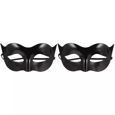  2 Pieces Clothes For Men Mask Black Women Venetian Masquarade Clothing • £8.98