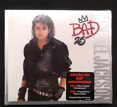 Michael Jackson Double CD Bad 25th ANNIVERSARY EDITION Import Brazil • $80