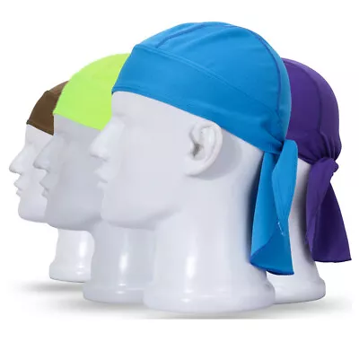 Breathable Sun UV Protection Head Scarf Bandana Pirate Beanie Cap Hat For Men • $8.78