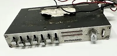 $85.43 • Buy Vtg Pyramid 7 Component Equalizer Car Band Stereo Auto Amplifier With Cabling